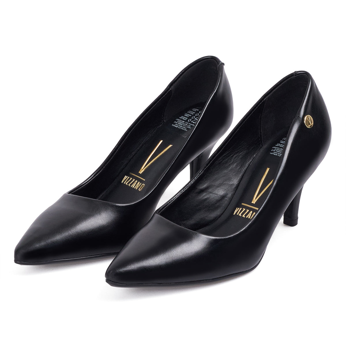 Tacon Medio Negro-Negro Stiletto Vizzano Stiletto