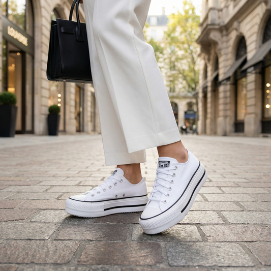 Tenis Converse Ctas Lift Double Stack Blanco Tenis