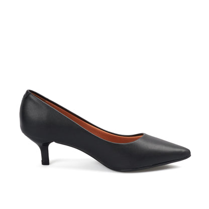 Stiletto Bajo Negro Vizzano Tacón Bajo