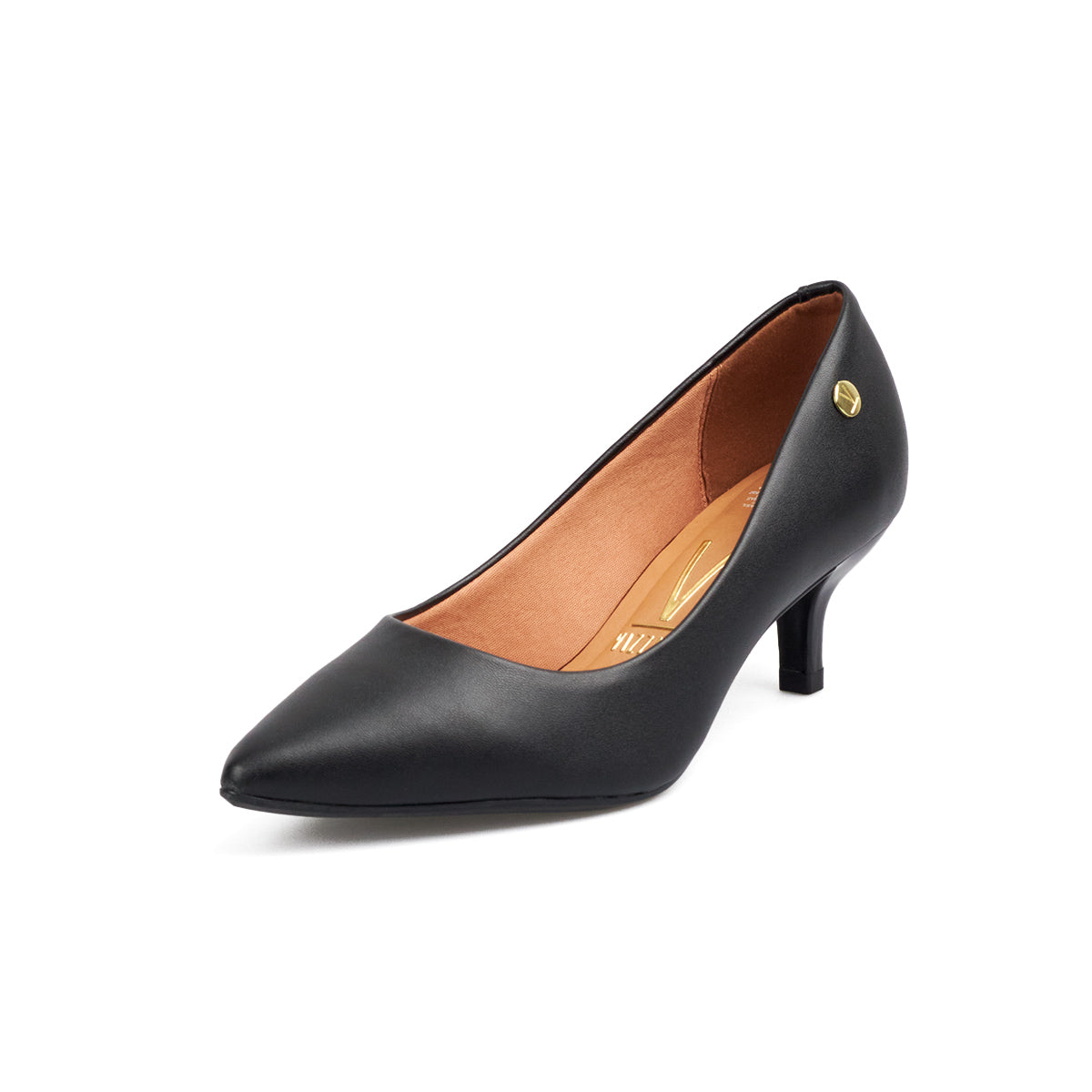 Stiletto Bajo Negro Vizzano Tacón Bajo