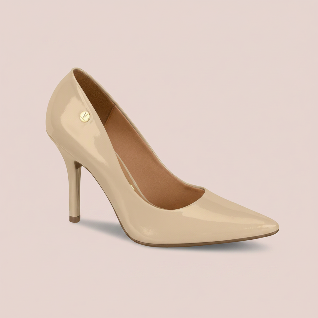 Tacón Alto Charol Beige Vizzano Tacón