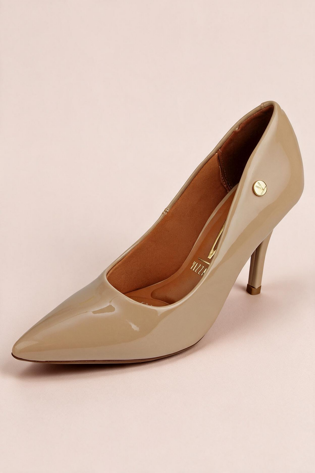 Tacón Alto Charol Beige Vizzano Tacón