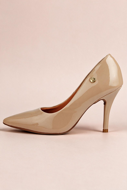 Tacón Alto Charol Beige Vizzano Tacón