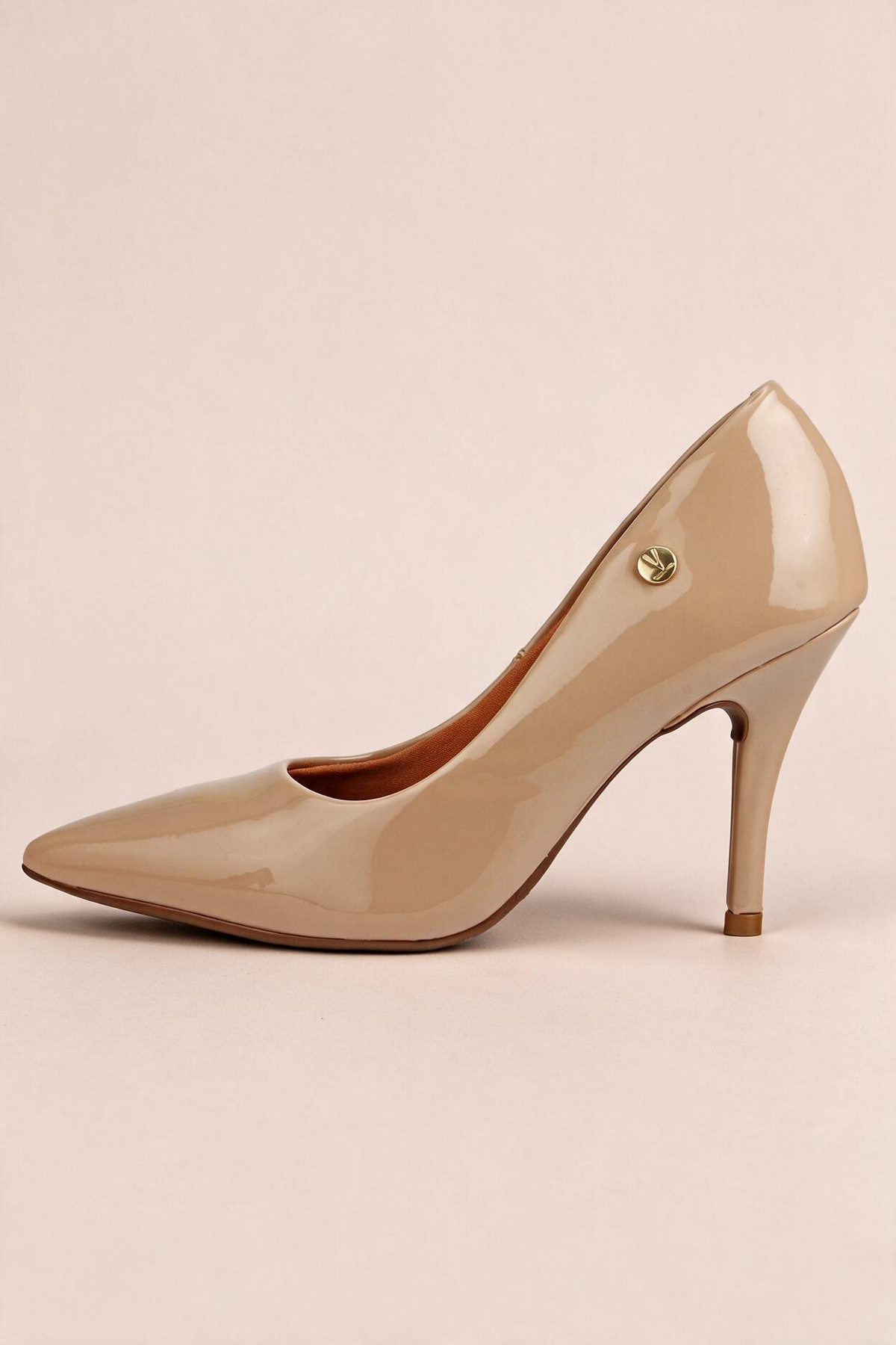 Tacón Alto Charol Beige Vizzano Tacón