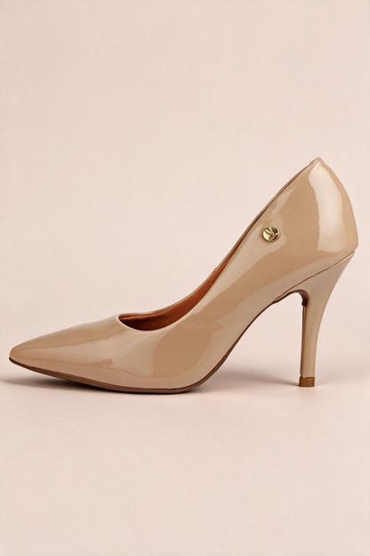 Tacón Alto Charol Beige Vizzano Tacón