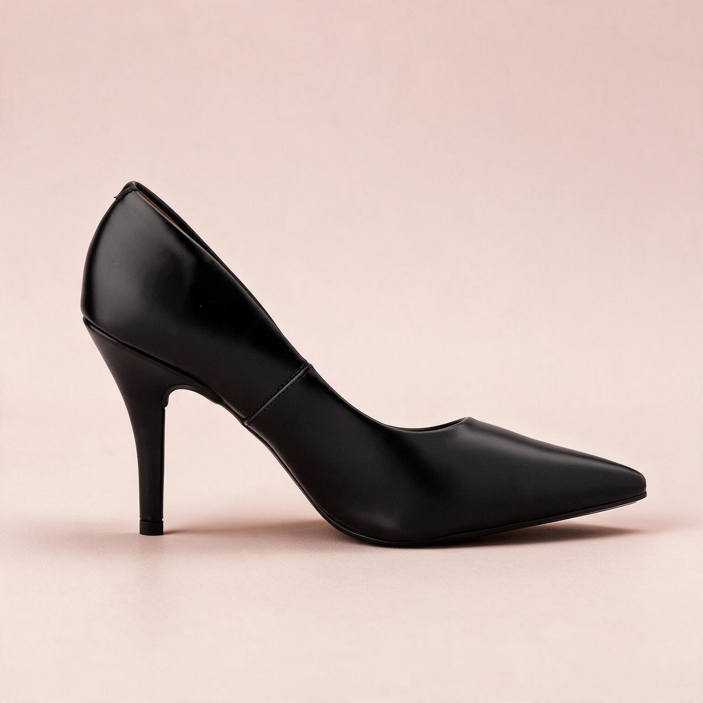 Tacón Stiletto Negro Napa Vizzano Tacón