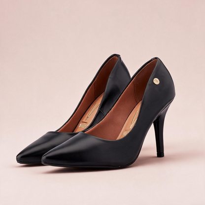 Tacón Stiletto Negro Napa Vizzano Tacón