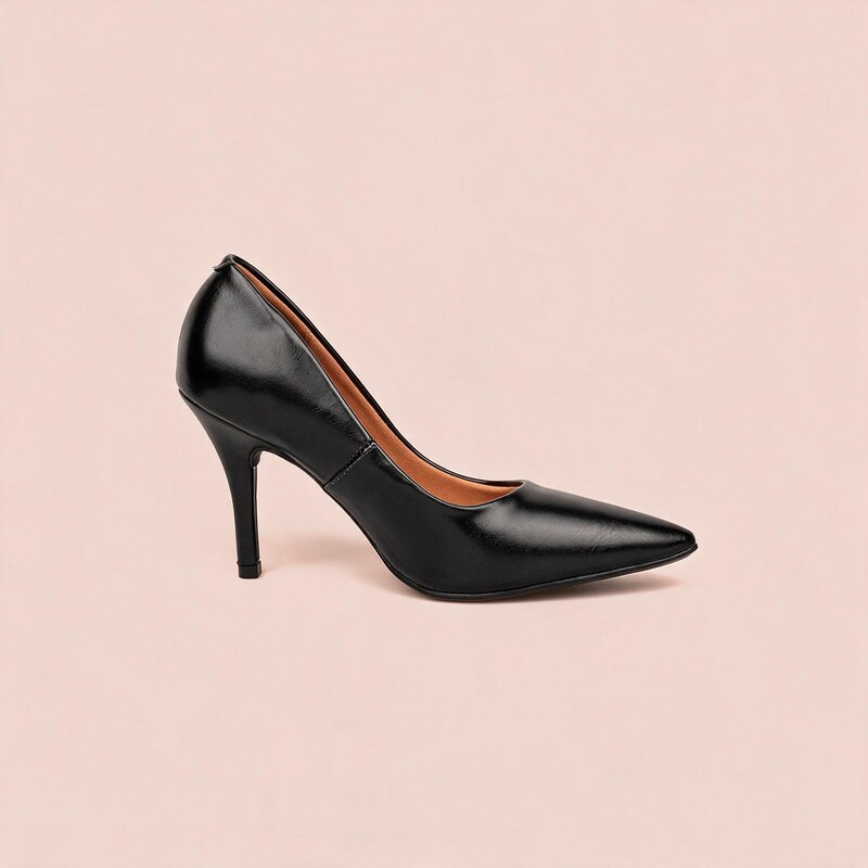 Tacón Stiletto Alto Negro Vizzano 1184 Tacón