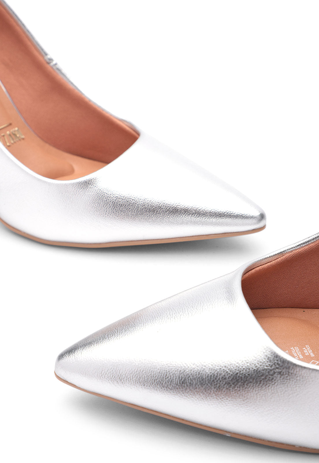 Tacones Altos Plateado Vizzano Tacón Alto