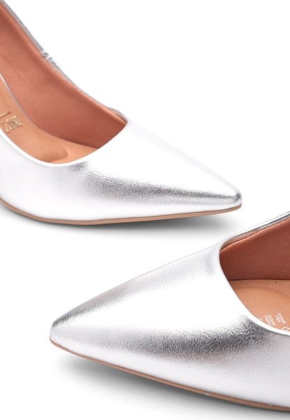 Tacones Altos Plateado Vizzano Tacón Alto