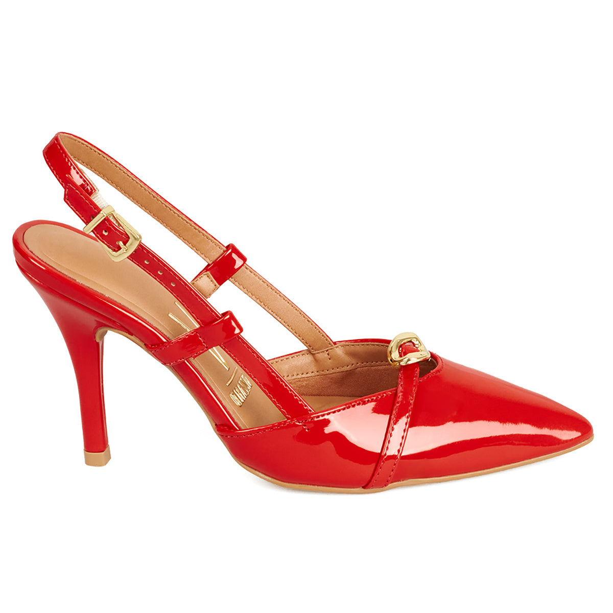 Stiletto Alto Rojo Rubi Vizzano Stiletto