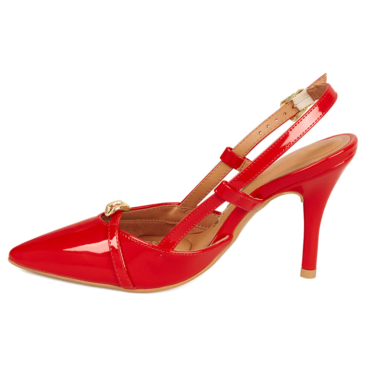 Stiletto Alto Rojo Rubi Vizzano Stiletto
