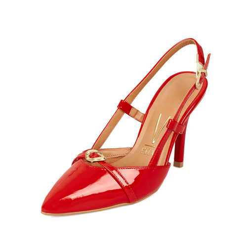 Stiletto Alto Rojo Rubi Vizzano Tacón Alto