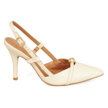 Stiletto Alto Crema Vizzano Stiletto
