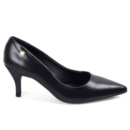 Tacon Medio Negro-Negro Stiletto Vizzano Stiletto