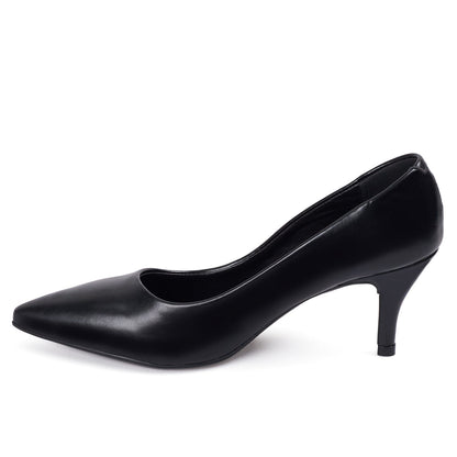 Tacon Medio Negro-Negro Stiletto Vizzano Stiletto