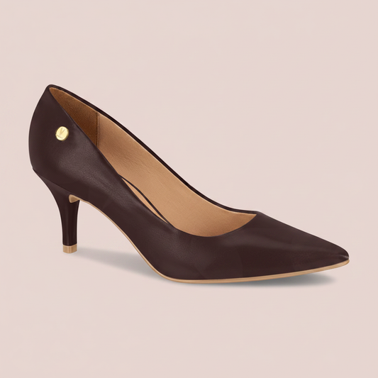 Tacón Medio Stiletto Café-Cacao Vizzano Tacón
