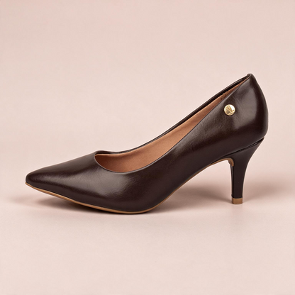 Tacón Medio Stiletto Café-Cacao Vizzano Tacón