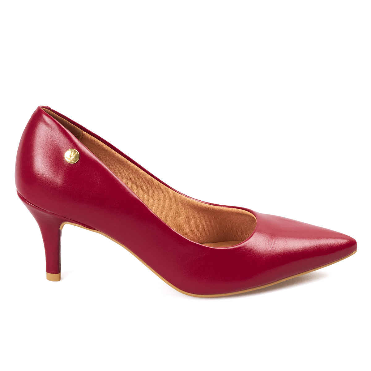 Tacon Medio Rojo-Cereza Stiletto Vizzano