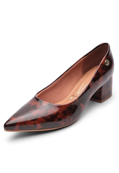 Zapatos saloneros Vizzano negros tacón cuadrado 5cm - vista lateral