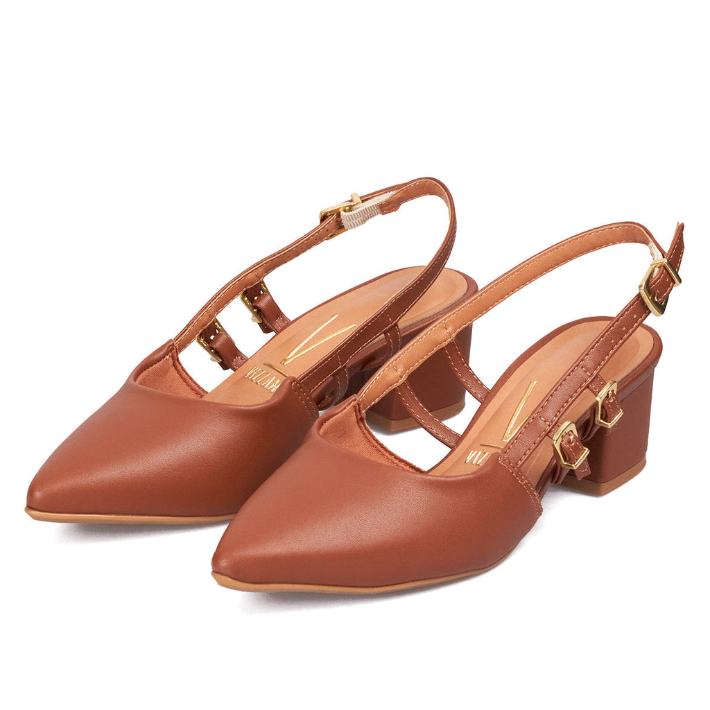 Tacon Medio Cuadrado Café-Moca Vizzano