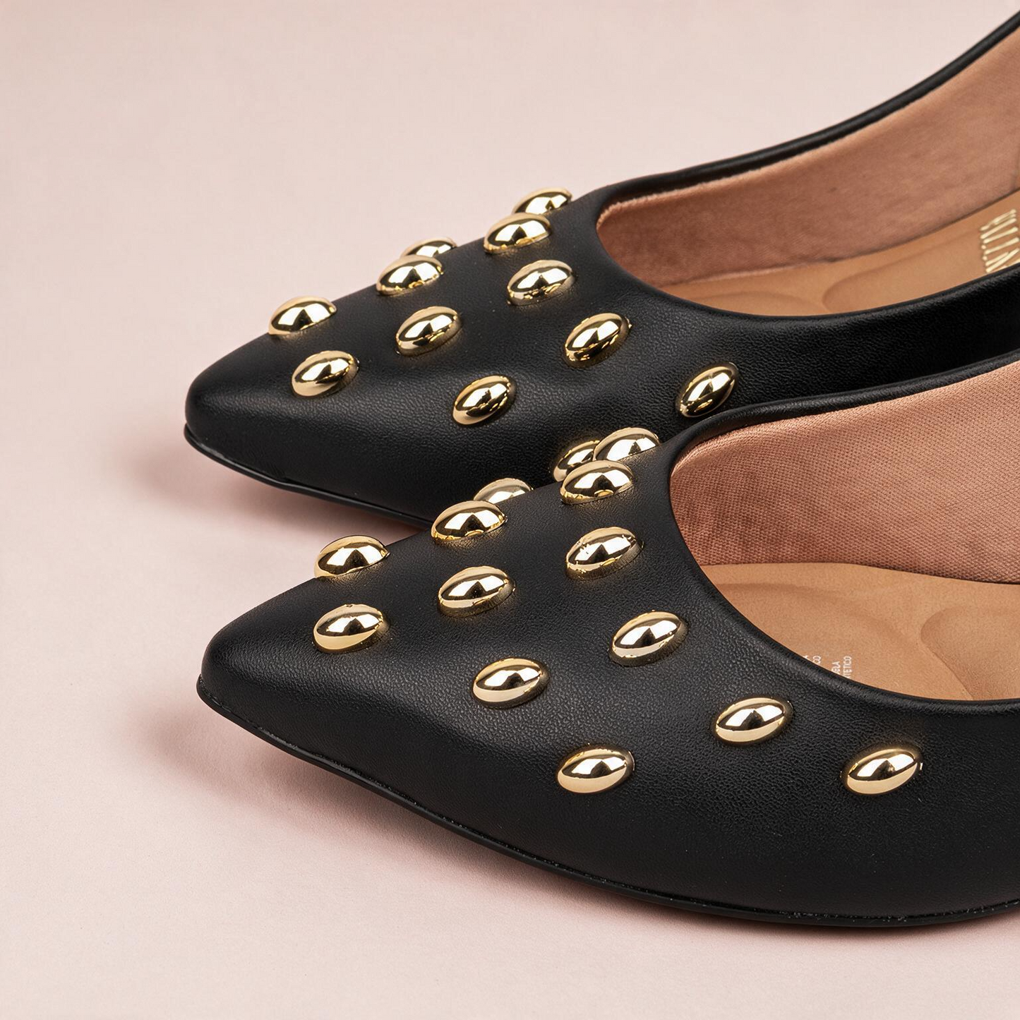 Tacón Bajo Cuadrado Slingback Negro Vizzano Tacón