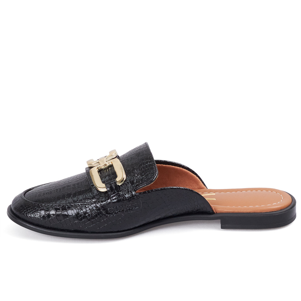 Slipper Baleta Zueco Negro Vizzano Zuecos