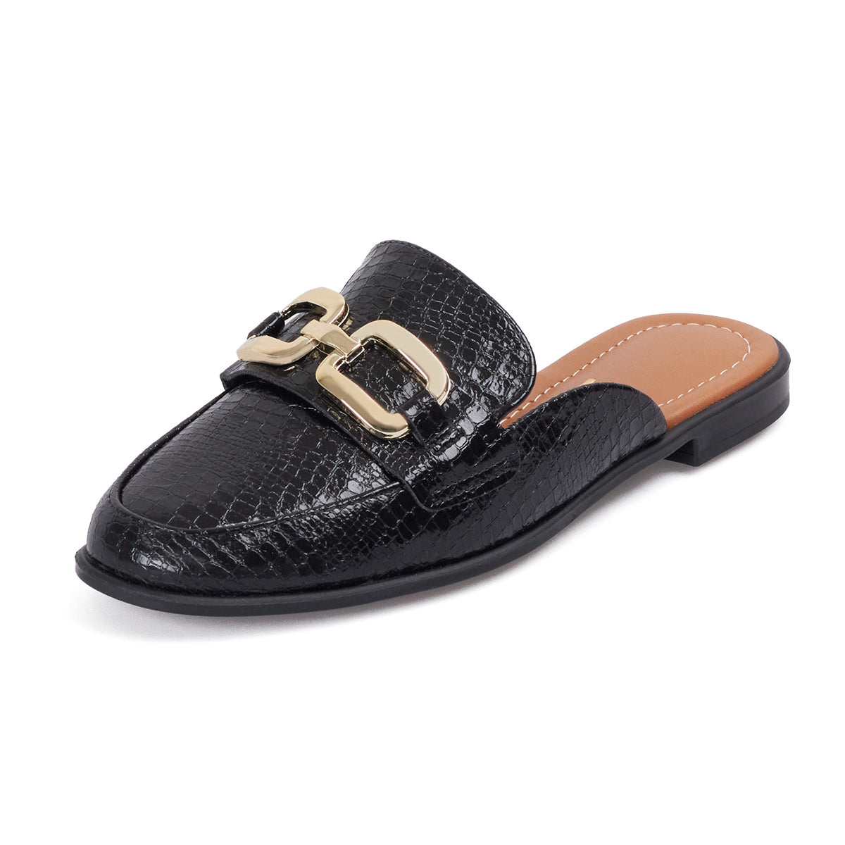 Slipper Baleta Zueco Negro Vizzano Zuecos