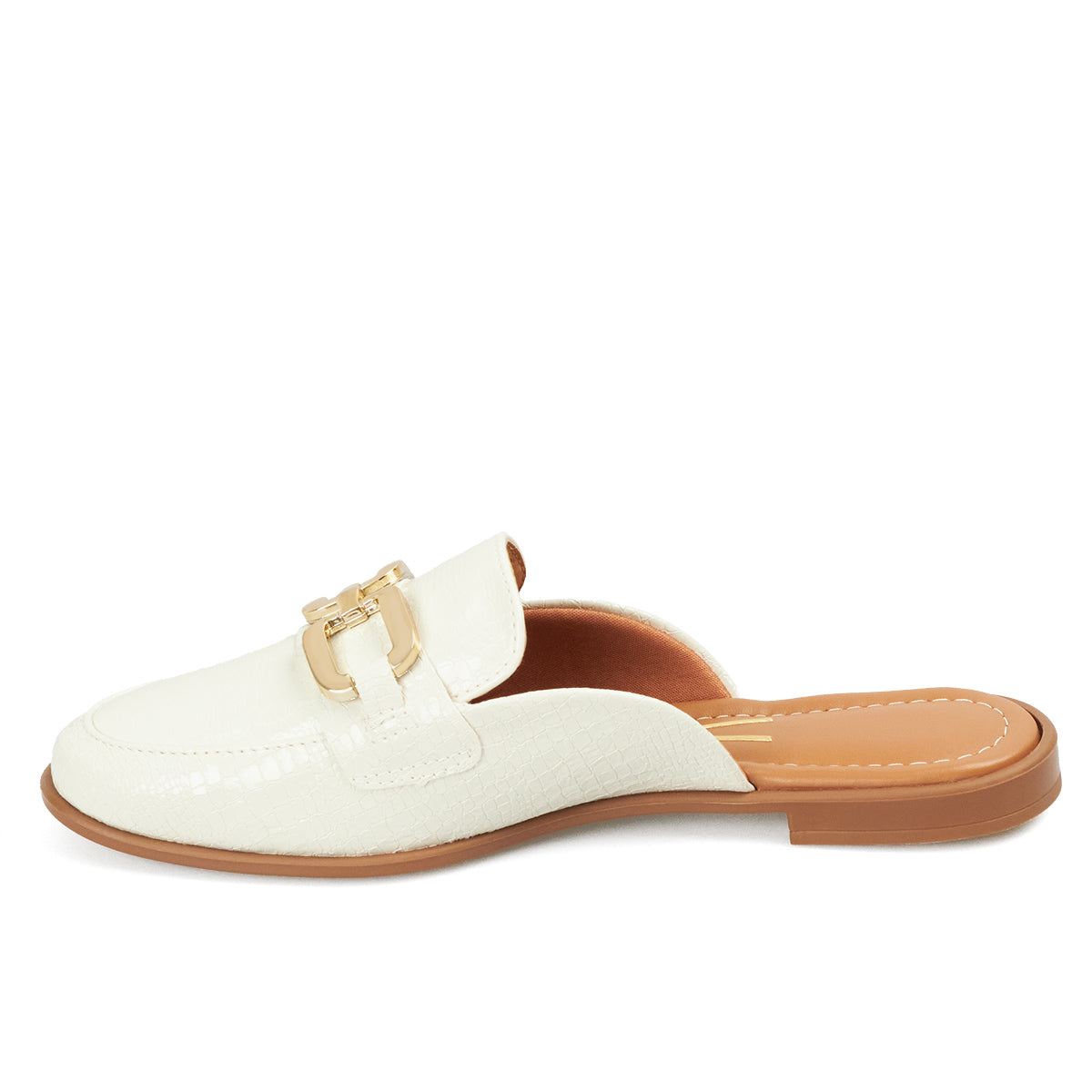 Slipper Baleta Zueco Blanco-Marfil Vizzano