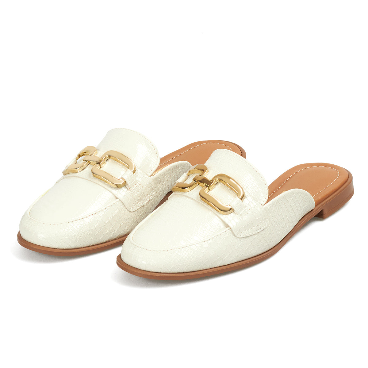 Slipper Baleta Zueco Blanco-Marfil Vizzano Zuecos