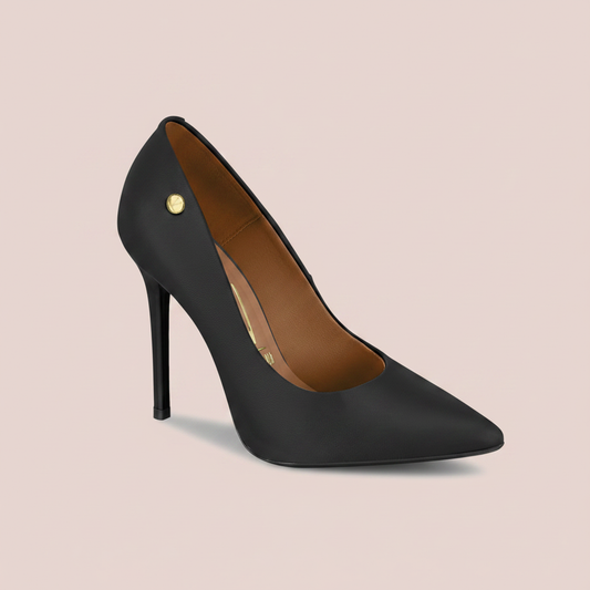 Tacón Stiletto Alto Negro Vizzano 1421 Tacón