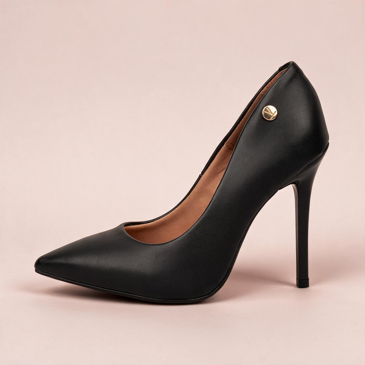 Tacón Stiletto Alto Negro Vizzano 1421 Tacón