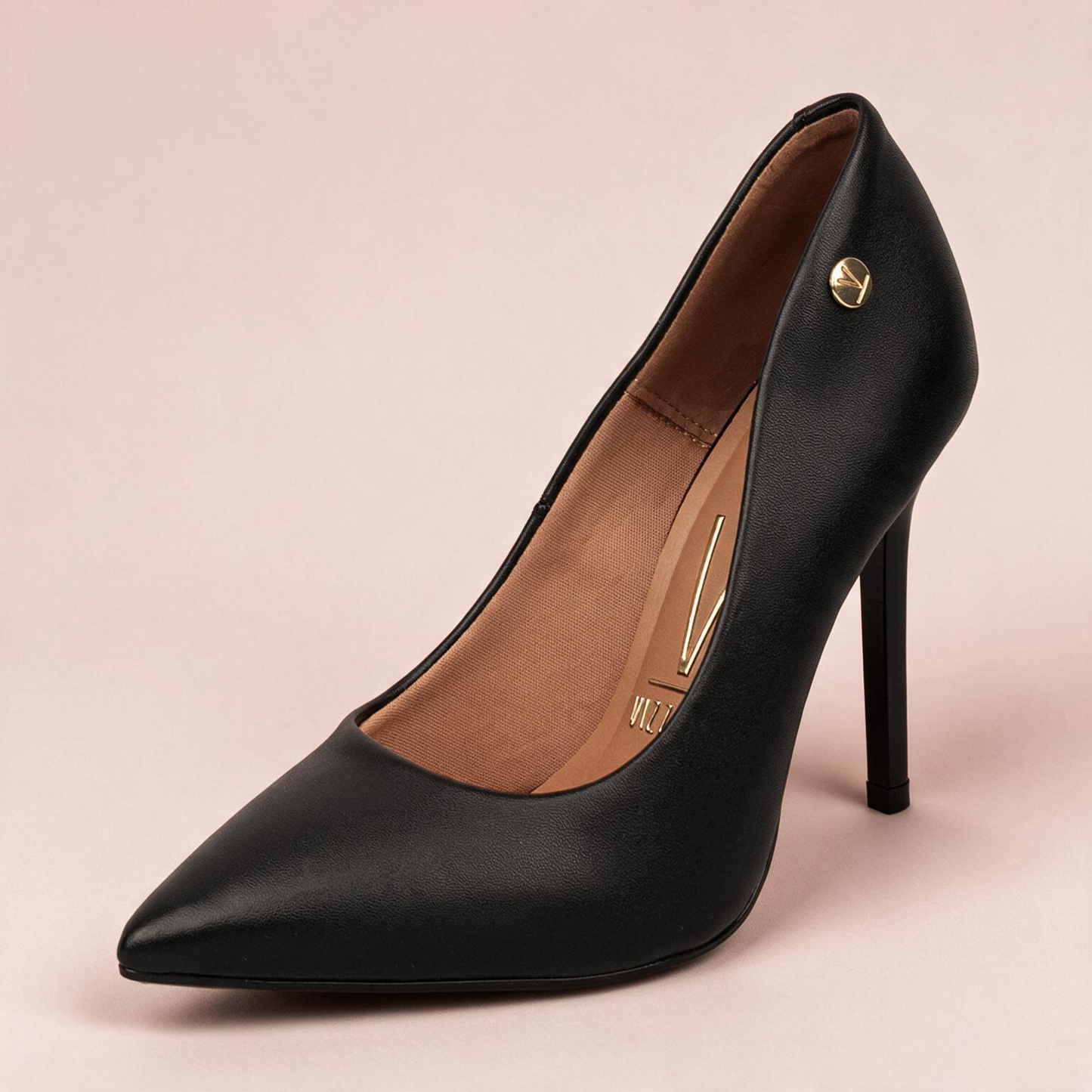 Tacón Stiletto Alto Negro Vizzano 1421 Tacón