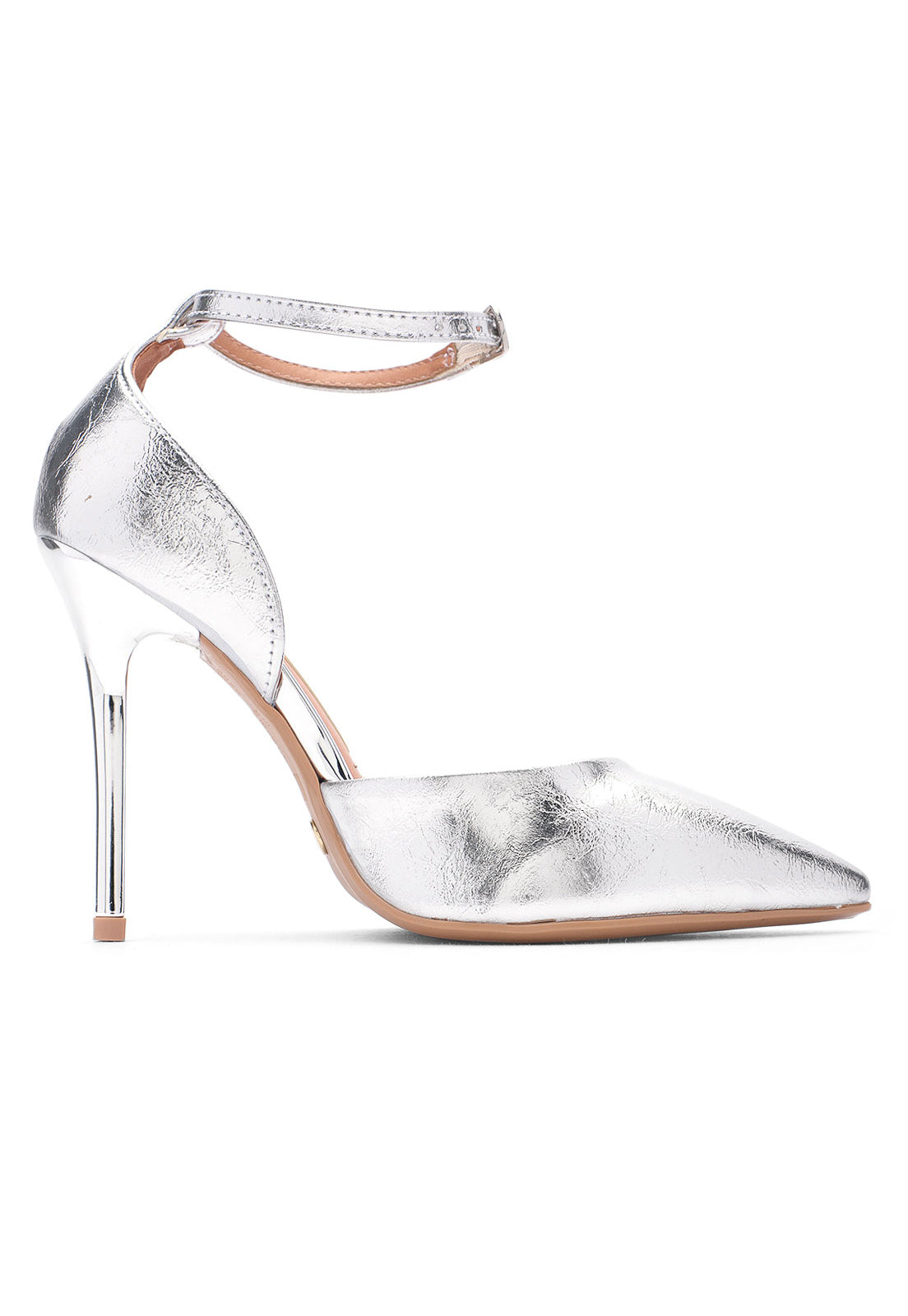 Tacones Altos Plateado Metalizado Vizzano Tacón Alto