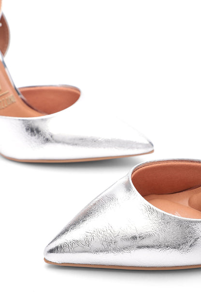 Tacones Altos Plateado Metalizado Vizzano Tacón Alto