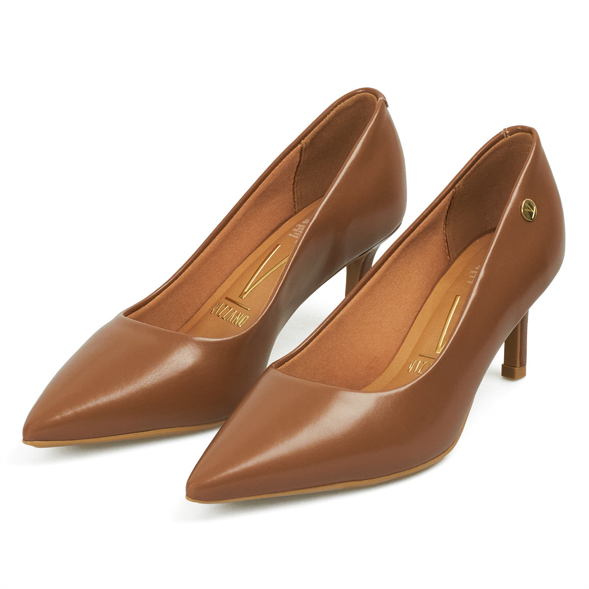 Tacon Bajo Café-Moca Stiletto Kitten Vizzano Stiletto