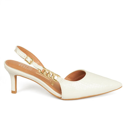 Stiletto Bajo Blanco Off Vizzano Stiletto
