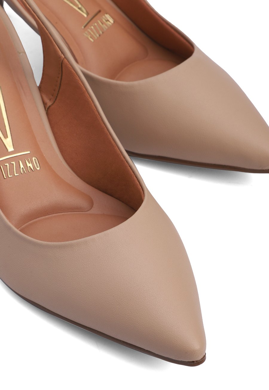 Tacón Medio Beige Vizzano Tacones