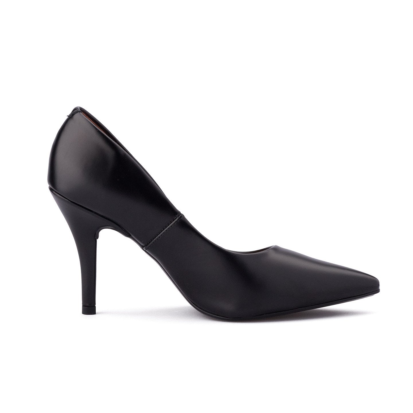Tacón Stiletto Negro Napa Vizzano