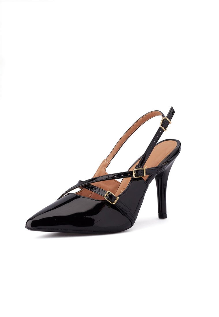 Tacón Alto Dorado Negro Vizzano Tacón Alto