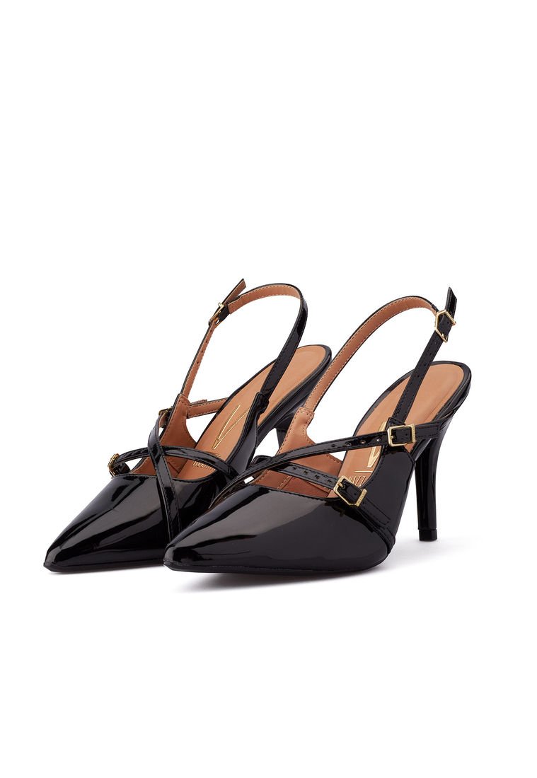 Tacón Alto Dorado Negro Vizzano Tacón Alto