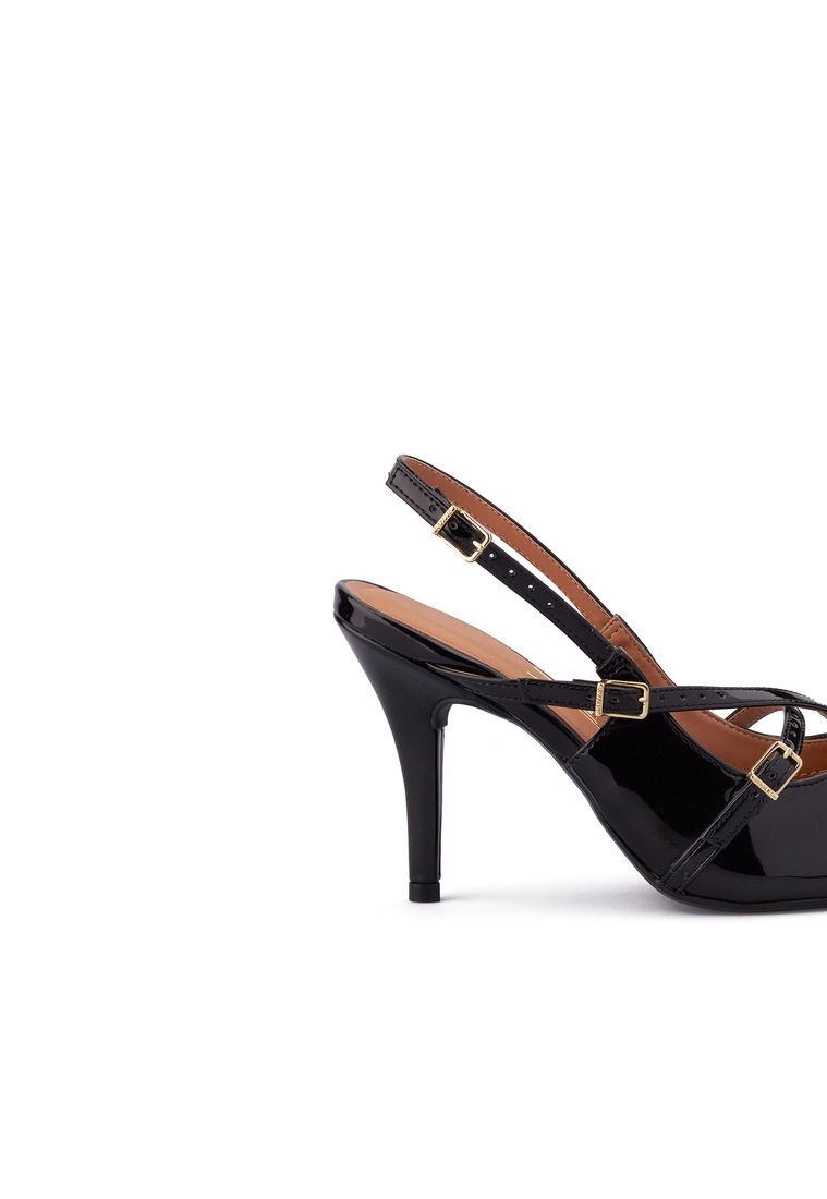 Tacón Alto Dorado Negro Vizzano Tacón Alto