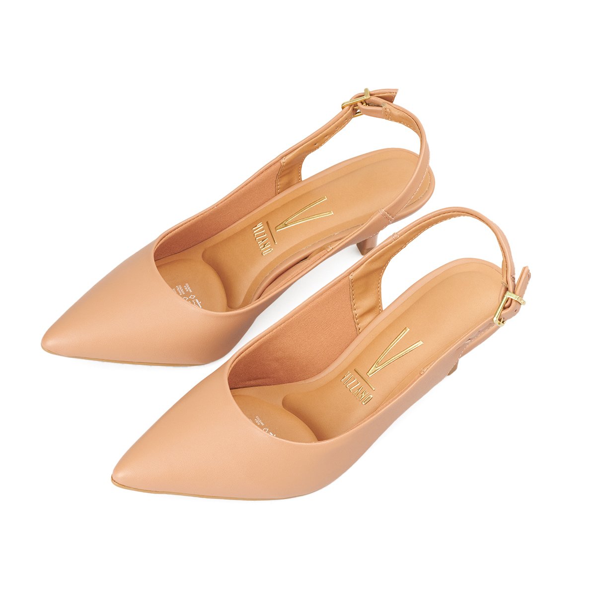 Tacón Medio Nude Vizzano Tacones