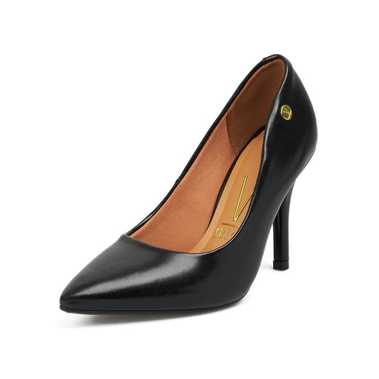 Tacón Stiletto Alto Negro Vizzano