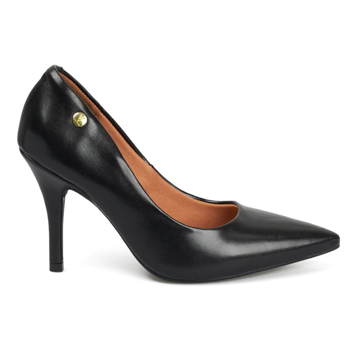 Tacón Stiletto Alto Negro Vizzano