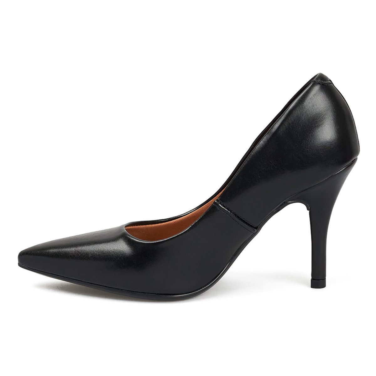 Tacón Stiletto Alto Negro Vizzano