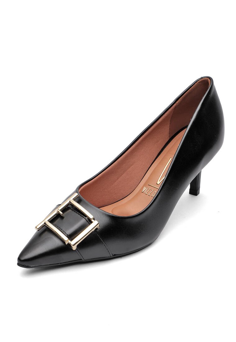 Tacon Stiletto Bajo Negro Vizzano Tacón Bajo