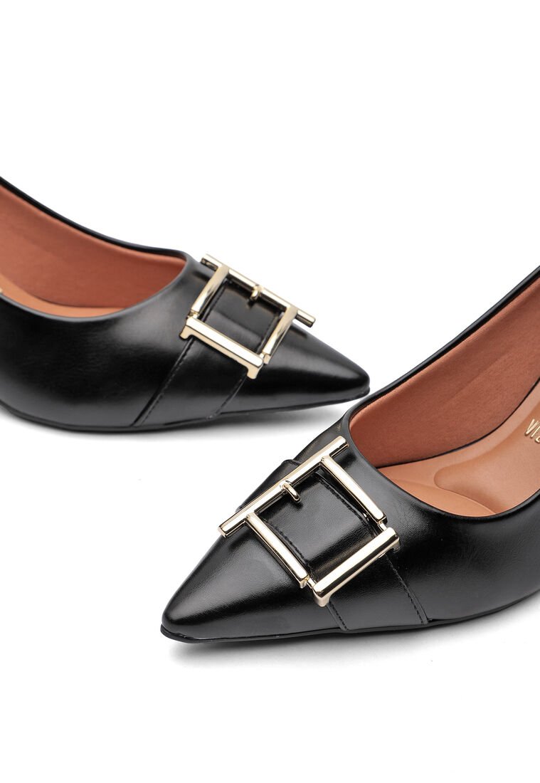 Tacon Stiletto Bajo Negro Vizzano Tacón Bajo