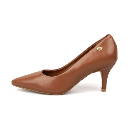 Tacón Stiletto Medio Napa Garda Café-Mocca Vizzano