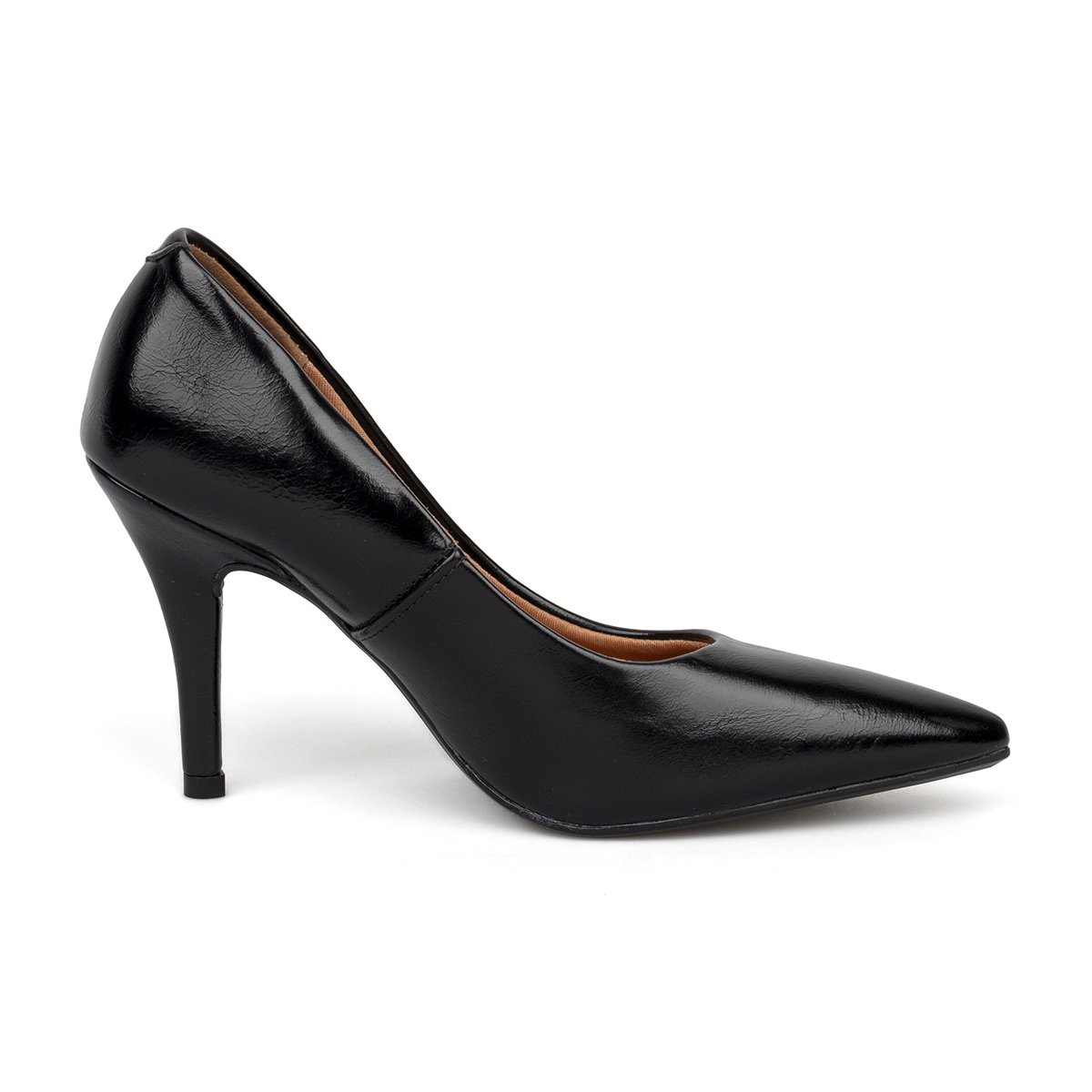 Tacón Stiletto Alto Napa Imperiale Negro Vizzano